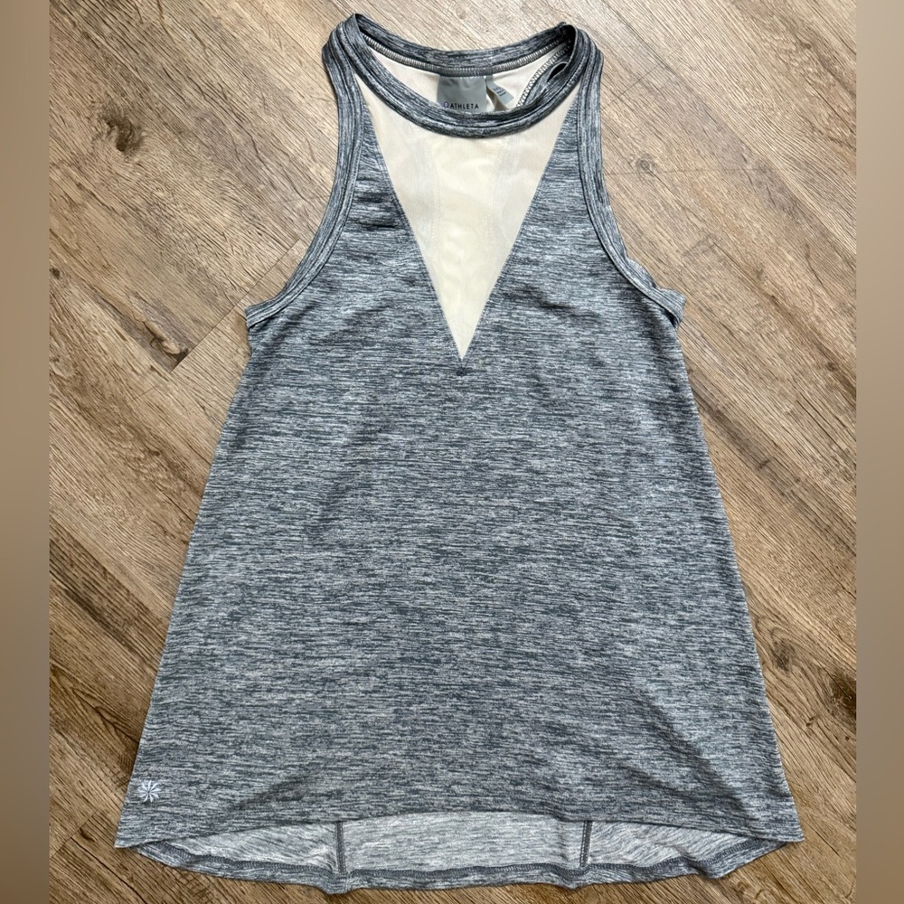 Athleta • Mesh Panel Racer Back Tank - Picture 3 of 10